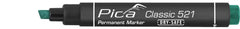 Pica Classic Permanent Marker with Chisel Tip - Green - 521-36