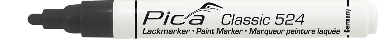 Pica Classic Industry Paint Maker with Round Tip - Black - 524-46