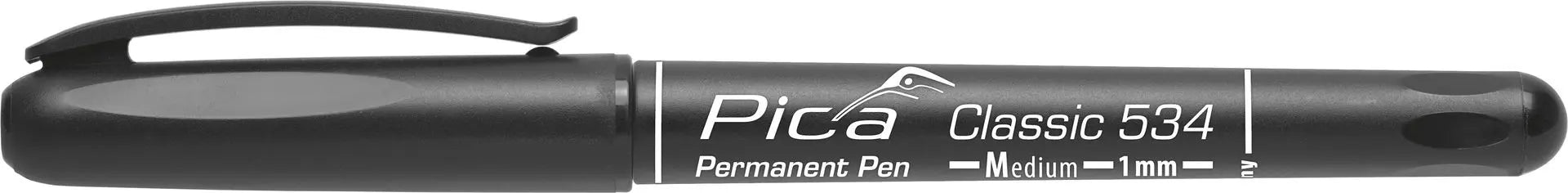 Pica Classic Permanent Pen with Medium Round Tip - Red - 534-4