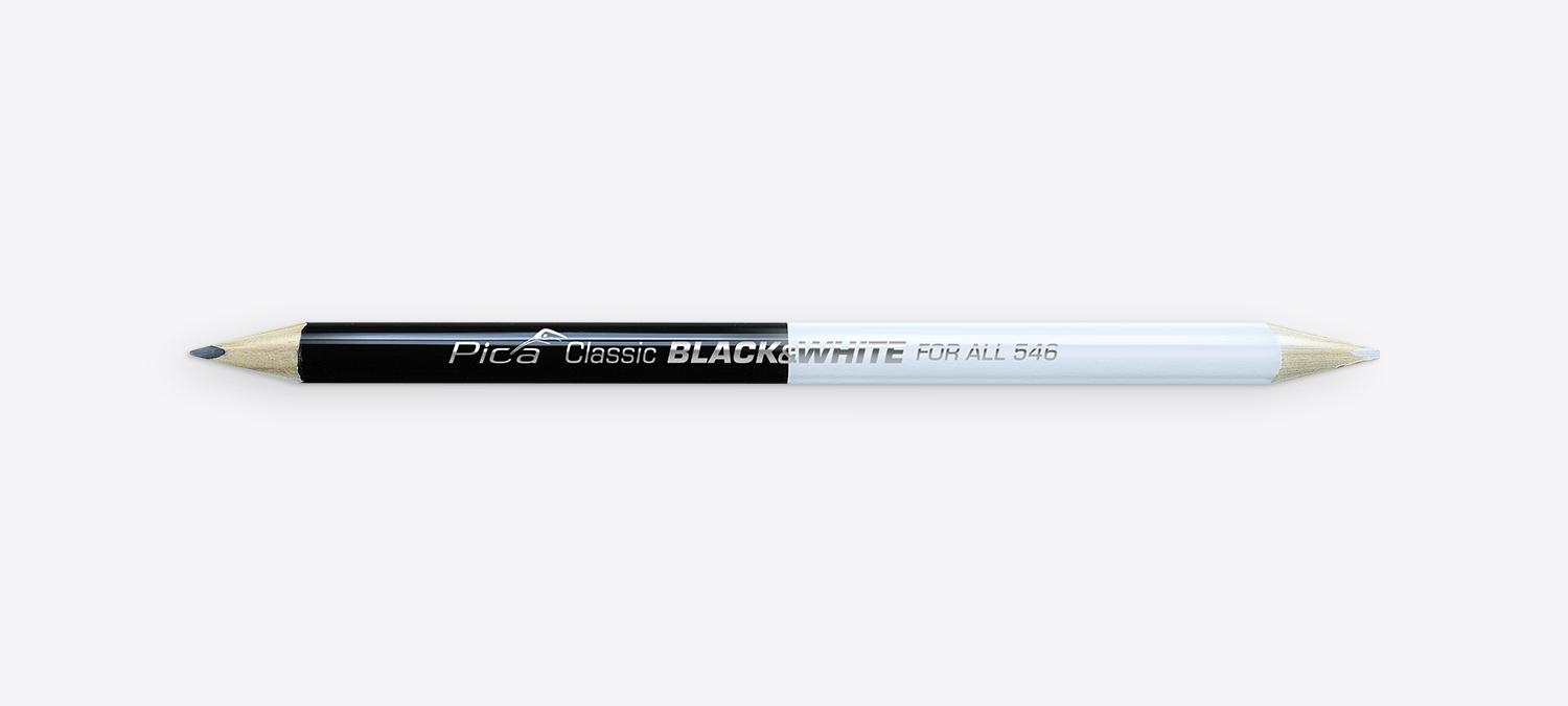 Pica Classic Black & White Pencil 23cm - 546-24-5