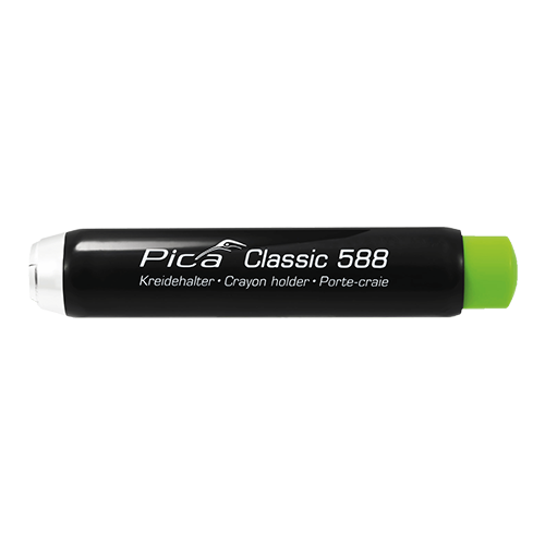 Pica Classic Crayon Holder, Colour Black With Round Metal Clutch - 588-1