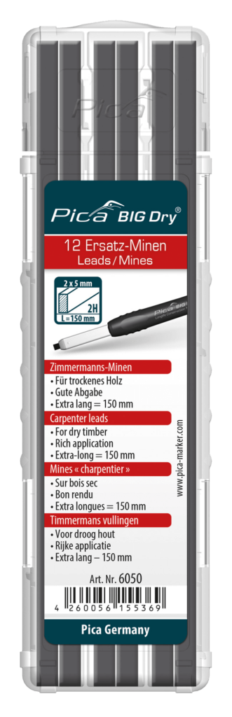 Pica Big Dry Refill Set Carpenter 2H - 65