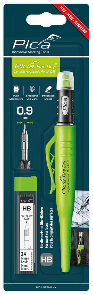 Pica Precise Dry Bundle - Pica Fine Dry 77 + Refill Pack Graphite HB 73 - 773