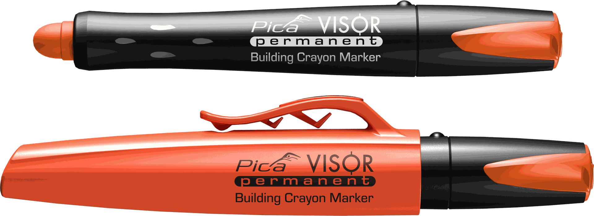Pica Visor Industrial Permanent Marker - Orange - 99-54