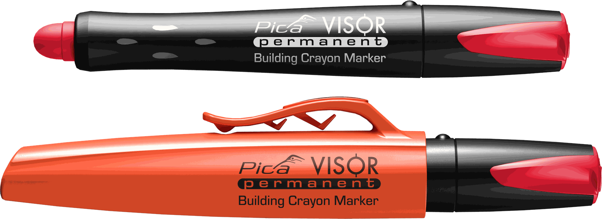 Pica Visor Industrial Permanent Marker - Red - 99-4