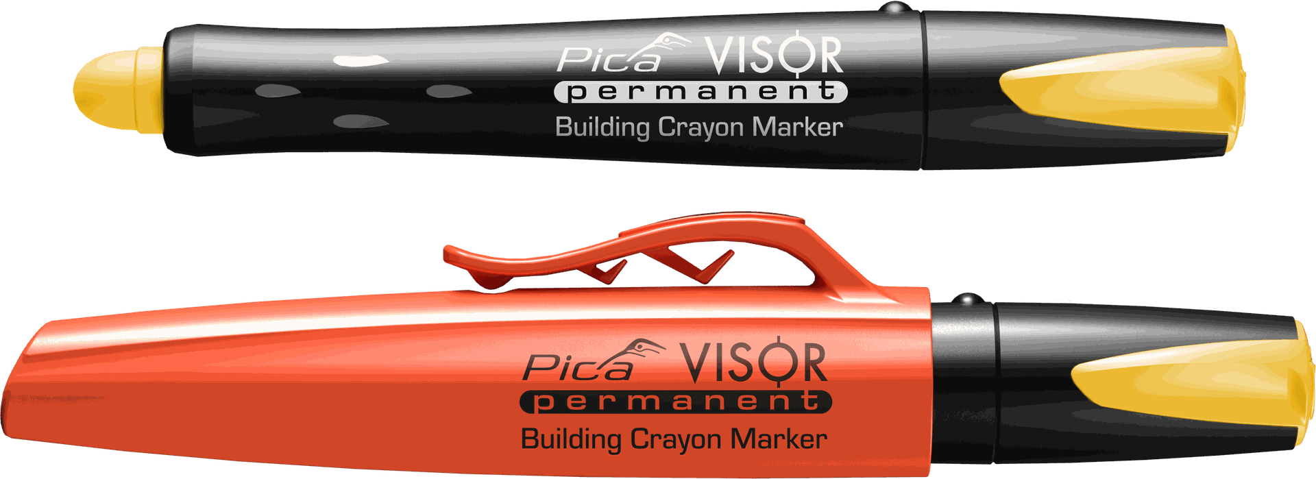 Pica Visor Industrial Permanent Marker - Yellow - 99-44