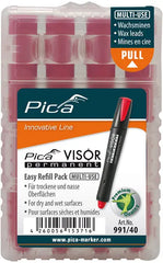 Pica Visor Refill Pack for Industrial Permanent Marker - Red - 991-4