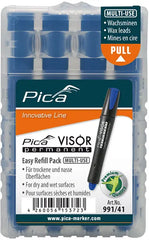 Pica Visor Refill Pack for Industrial Permanent Marker - Blue - 991-41