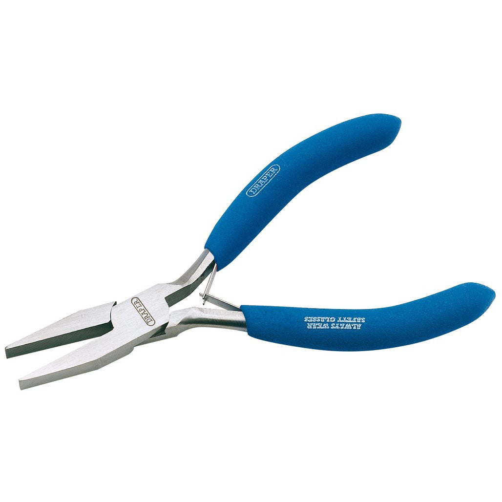 Draper Carbon Steel Flat Nose Pliers, 125mm 60741
