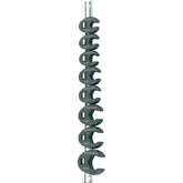 Draper Expert Metric Crow Foot Spanner Set on a Metal Rail, 3/8" Sq. Dr. (8 Piece) 61034