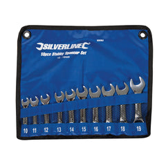 Silverline Stubby Spanner Set 10pce 630063