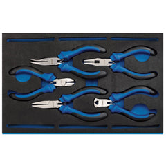 Draper Precision Plier Set in 1/4 Drawer EVA Insert Tray