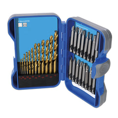 Silverline Titanium-Coated HSS Drill Bit & CRV Screwdriver Bit Set 29pce 633843