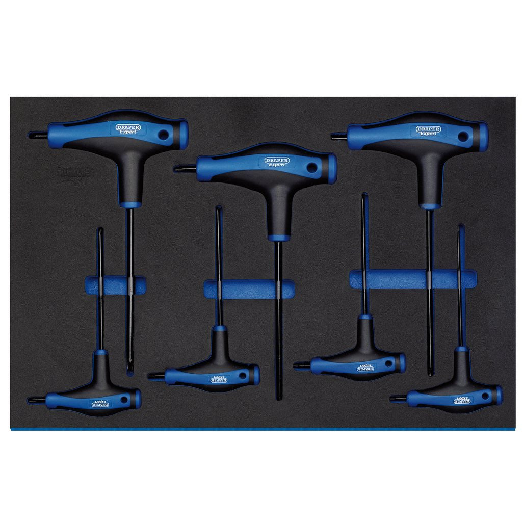 Draper Draper Expert TX-STAR® T' Handle Key Set in 3/4 Drawer EVA Insert Tray (7 Piece)