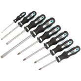 Draper Expert Heavy Duty Soft Grip Screwdriver Set (8 Piece) 63589