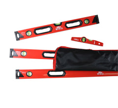 Hilka 4 pce Spirit Level Set - Torpedo, 24", 48", 72" 63990004