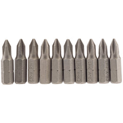 Draper Cross Slot Insert Bit, 1/4" Hex, 25mm Long, No.1 (Pack of 10) 64060