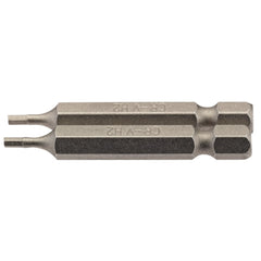 Draper Hexagonal Insert Bit, 2mm, 1/4" Hex, 50mm Long (Pack of 2) 64244