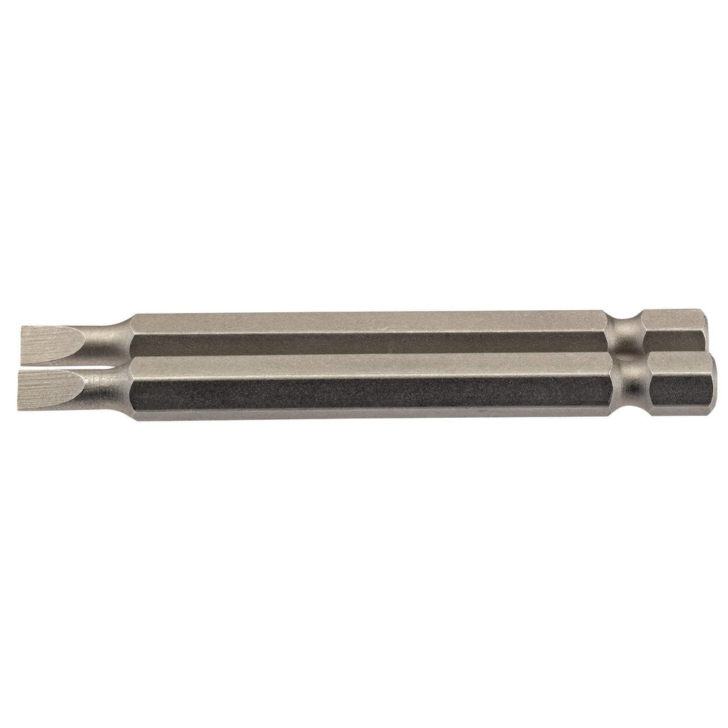 Draper Plain Slot Insert Bit, 4.5mm, 1/4" Hex, 75mm Long (Pack of 2) 64295