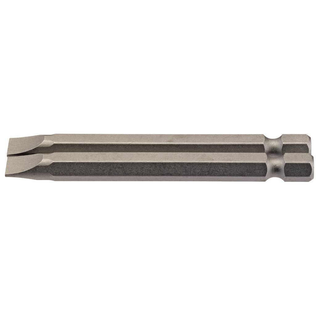 Draper Plain Slot Insert Bit, 6.5mm, 1/4" Hex, 75mm Long (Pack of 2) 64309