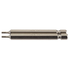 Draper Hexagonal Insert Bit, 2mm, 1/4" Hex, 75mm Long (Pack of 2) 64318