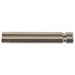 Draper Hexagonal Insert Bit, 6mm, 1/4" Hex, 75mm Long (Pack of 2) 64340