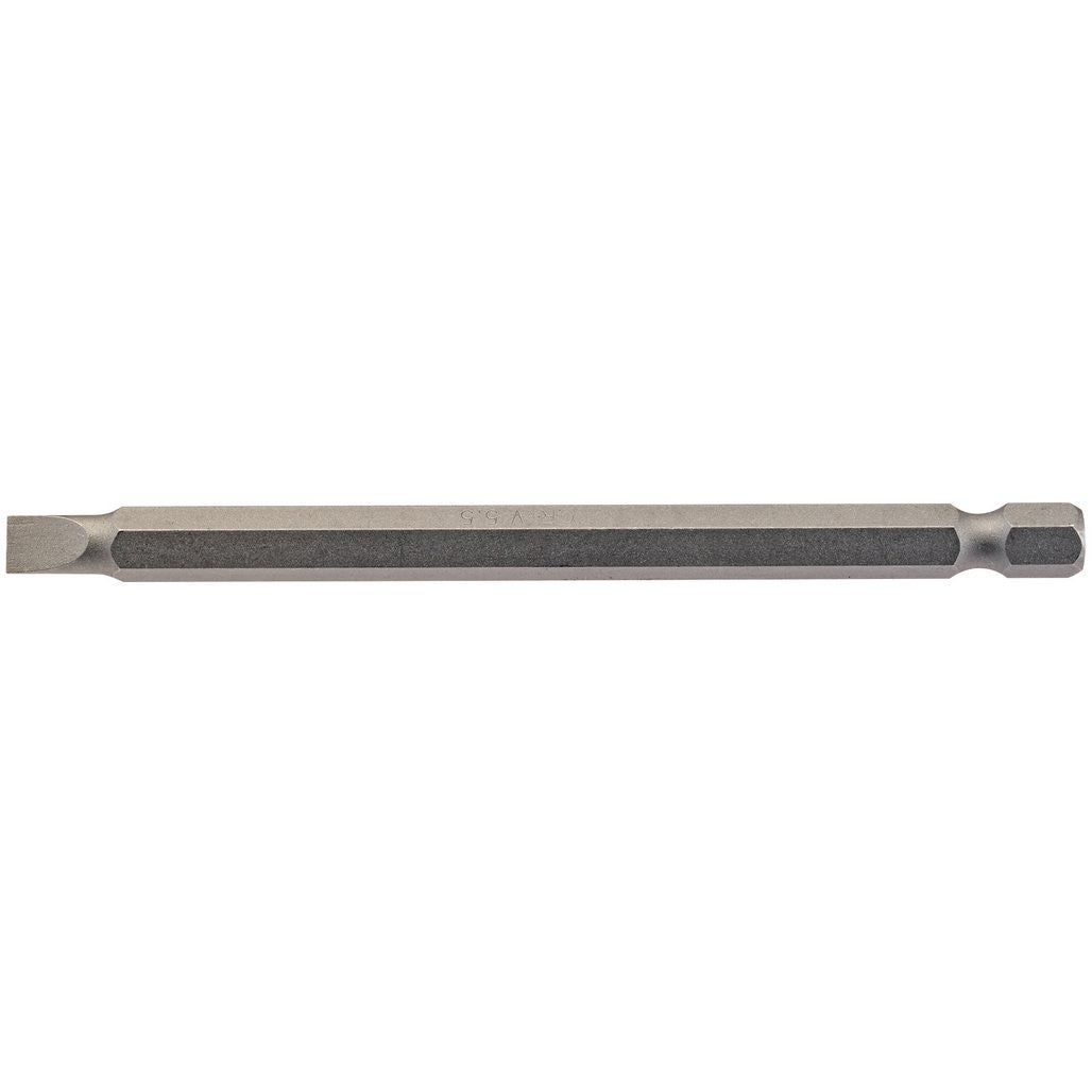 Draper Plain Slot Insert Bit, 5.5mm, 1/4" Hex, 100mm Long (Pack of 1) 64345