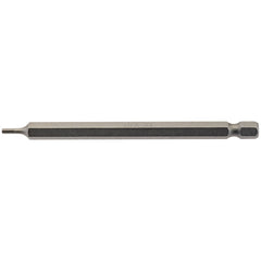 Draper Hexagonal Insert Bit, 2mm, 1/4" Hex, 100mm Long (Pack of 1) 64370