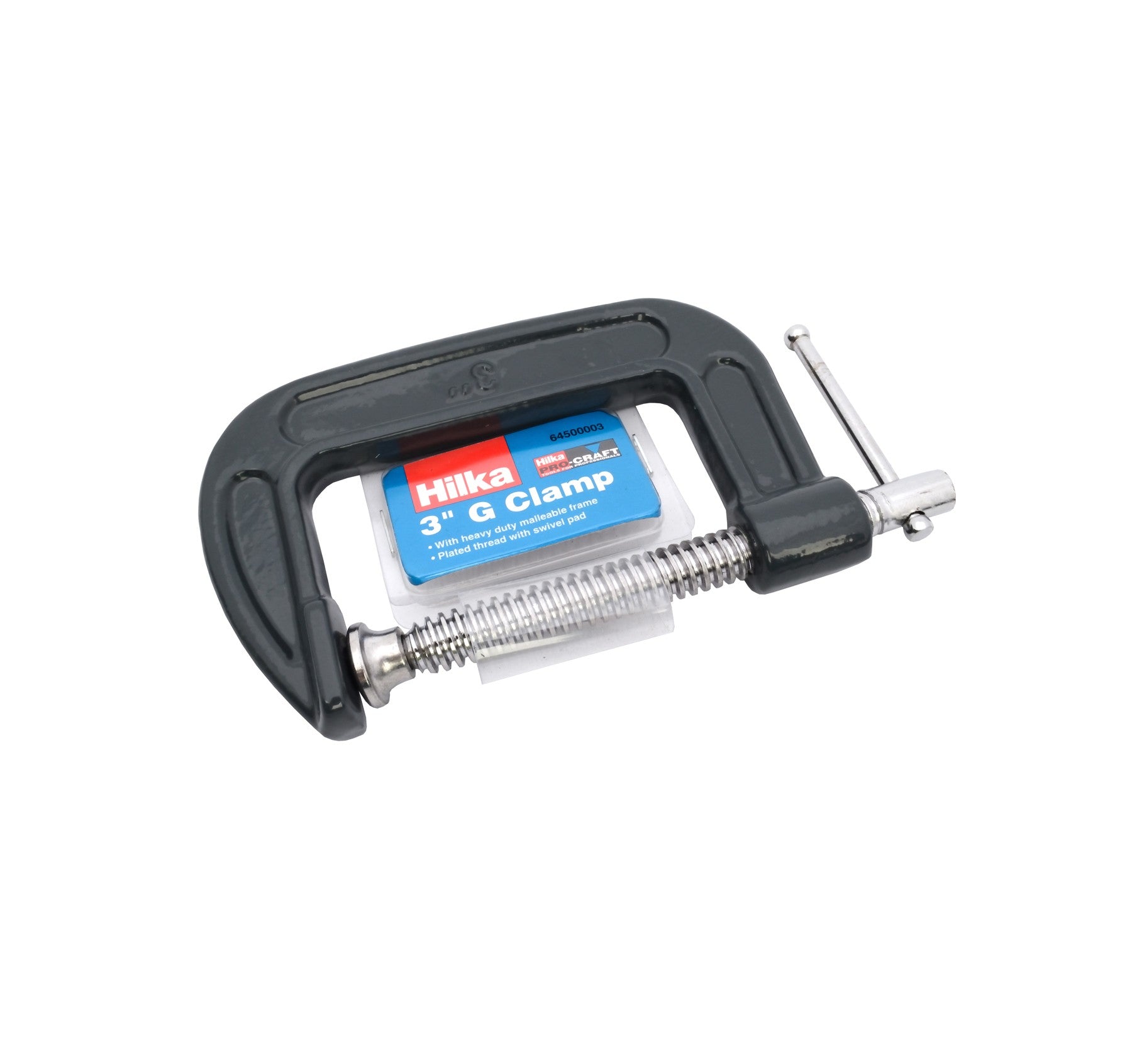 Hilka 3" (75mm) Heavy Duty G Clamp 64500003