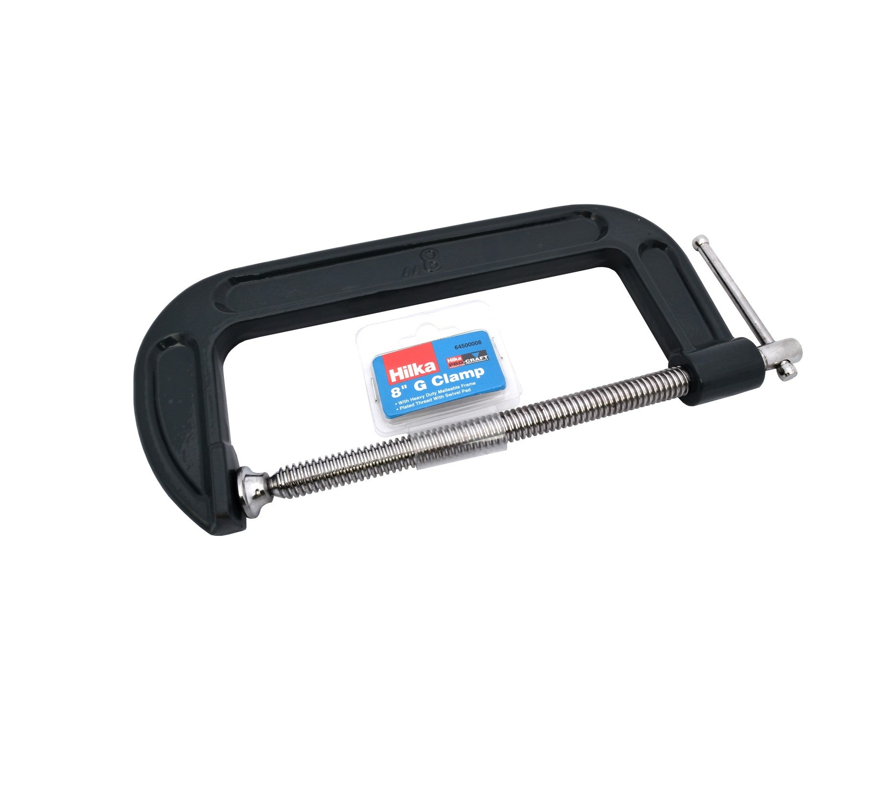 Hilka 8" (200mm) Heavy Duty G Clamp 64500008