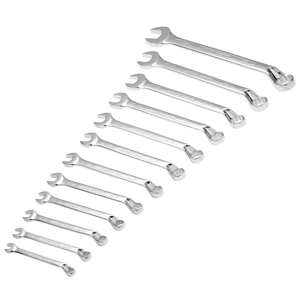 Draper Expert HI-TORQ® Metric Combination Spanner Set, 8 - 22mm (12 Piece 64605