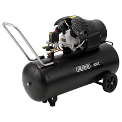 Draper 100L Direct Drive V-Twin Air Compressor, 2.2kW/3hp 65396