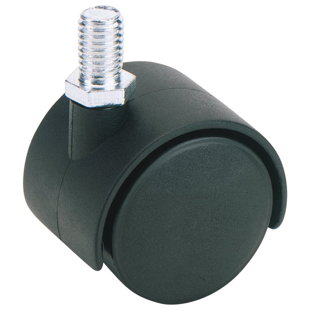 Draper Twin Nylon Bolt Castor, 40mm Diameter, S.W.L. 25kg 65464