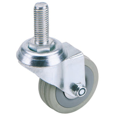 Draper Swivel Bolt Fixing Rubber Castor, 50mm Diameter, S.W.L. 50kg