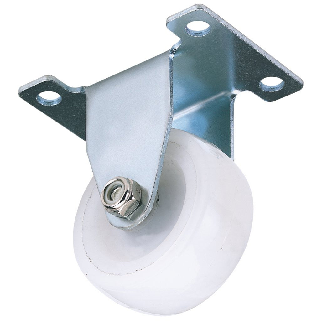 Draper Fixed Plate Fixing Nylon Wheel, 50mm Diameter