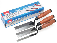 Hilka 3 pce Margin Soft Grip Trowel Set 66403003