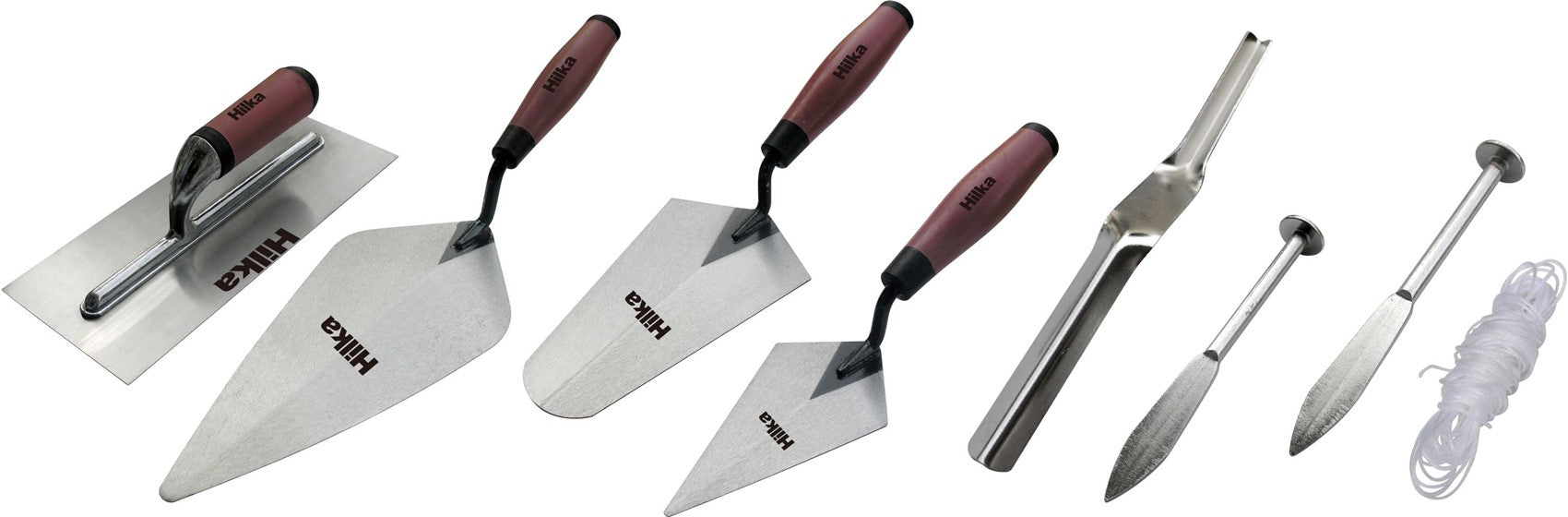 Hilka 6 pce Soft Grip Trowel Set 66416006