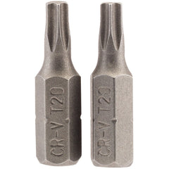 Draper TX-STAR® Insert Bit, 1/4" Hex, 25mm Long, T20 (Pack of 2) 66430
