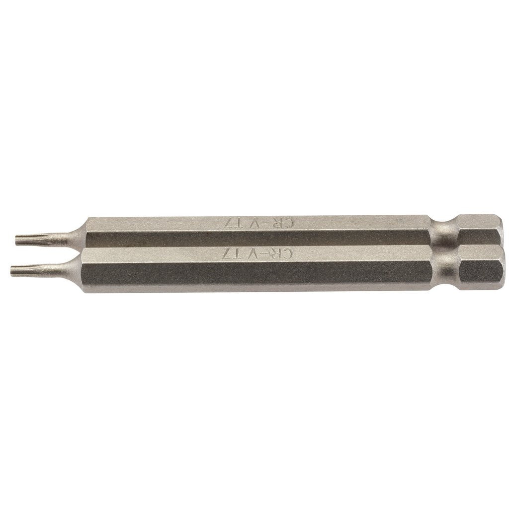 Draper TX-STAR® Insert Bit, 1/4" Hex, 75mm Long, T7 (Pack of 2) 66829