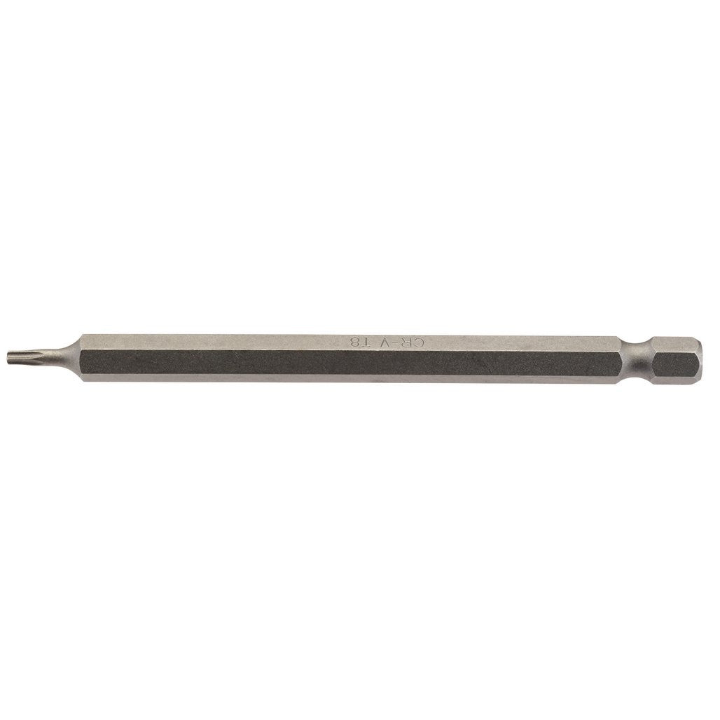 Draper TX-STAR® Insert Bit, 1/4" Hex, 100mm Long, T8 (Pack of 1) 66907