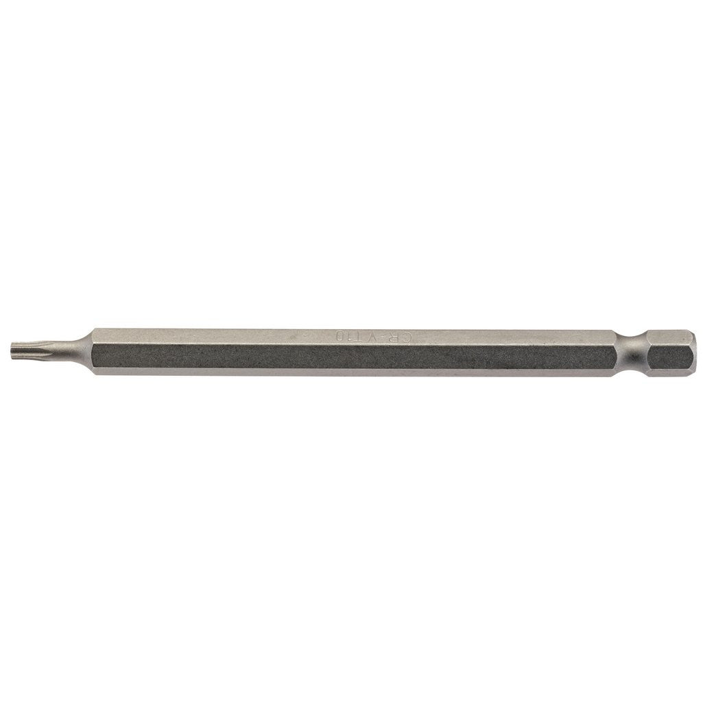 Draper TX-STAR® Insert Bit, 1/4" Hex, 100mm Long, T10 (Pack of 1) 66911