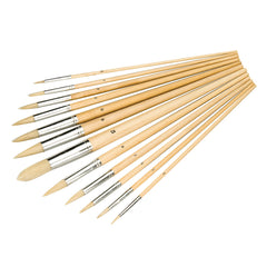 Silverline Artists Paint Brush Set 12pce 675298