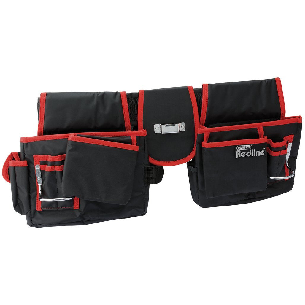 Draper Draper Redline® Double Tool Pouch, Black 67832
