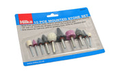 Hilka 10 pce Mounted Stone Set 68800010