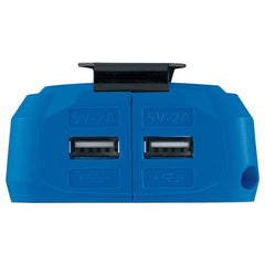 Draper D20 20V USB Adaptor with Two Ports 69249