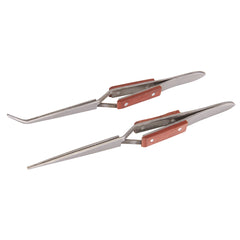 Silverline Cross-Action Tweezer Set 2pce 696669