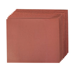 Silverline Aluminium Oxide Hand Sheets 10pce 696982