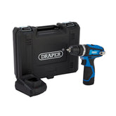 Draper 12V Combi Drill, 1 x 1.5Ah Battery, 1 x Fast Charger 70256
