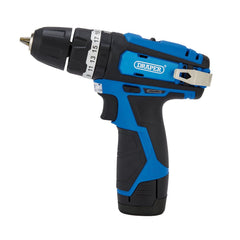 Draper 12V Combi Drill & Impact Driver, 2 x 1.5Ah Batteries, 1 x Fast Charger 70257