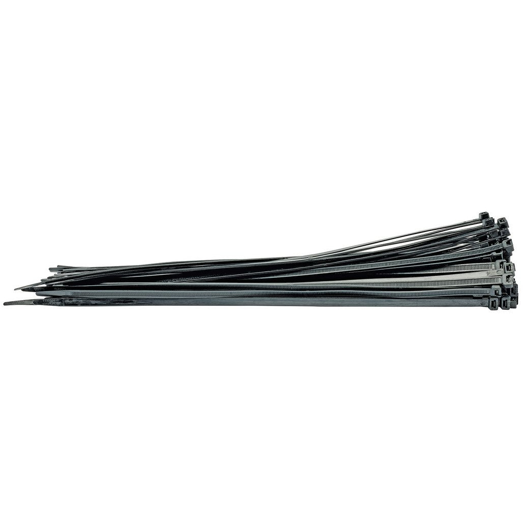 Draper Cable Ties, 8.8 x 500mm, Black (Pack of 100) 70408